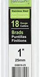 Brand new 👏 Grex GSB18-12 1/2 In. 18 Ga. Brad Nails, Stainless Steel 304, 1M 😉 -Air Powered Tools Sales 317bsR97pL. AC