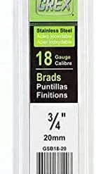 Brand new 👏 Grex GSB18-12 1/2 In. 18 Ga. Brad Nails, Stainless Steel 304, 1M 😉 -Air Powered Tools Sales 31FcyHzI49L. AC