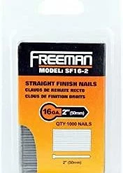 Flash Sale 😍 Freeman SF16-25 2-1/2-Inch By 16 Gauge Straight Finish Nail, 1000 Per Box 🎁 -Air Powered Tools Sales 31JdZ7lu9zL. AC