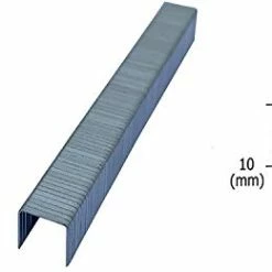 Best Pirce 😀 T50/10 20 Gauge 3/8-Inch (10.6mm) Crown 3/8-Inch Leg Length Galvanized Fine Wire Staples, 5,000 Per Box 🎁 -Air Powered Tools Sales 31cAflH6C8L