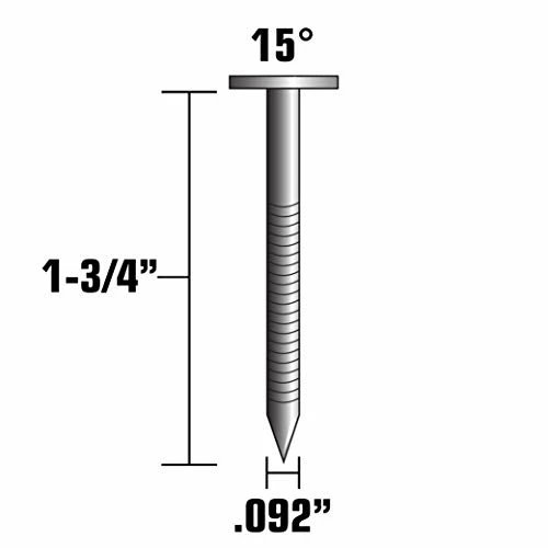 Cheap ๐คฉ Metabo HPT Siding Nails | 1-3/4 Inch X .092 | 15 Degree | Full Round Head | Ring Shank | Wire Coil | Hot Dipped Galvanized | Total 3,600 Count | 13363HPT (Pack Of 1) ๐ 2 Cheap ๐คฉ Metabo HPT Siding Nails | 1-3/4 Inch X .092 | 15 Degree | Full Round Head | Ring Shank | Wire Coil | Hot Dipped Galvanized | Total 3,600 Count | 13363HPT (Pack Of 1) ๐ - Image 2
