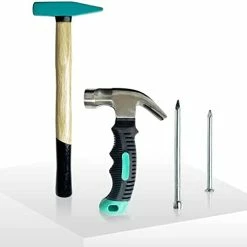 Cheap 🔔 Tuplip Fe- Small Nails Assorted Kit (1in | 1-3/16in | 1-1/2in), Flat Head Nails Hardware 400pcs, Brass Plated Gold Nails For Hanging Pictures/Wood/Frame/Decor/Photo/Plaster & Drywall 🛒 -Air Powered Tools Sales 31h X2r0aZL. AC