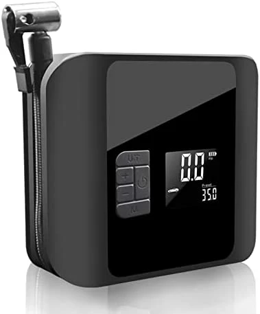 Buy ✨ 150 PSI Tire Inflator Portable Air Compressor Bicycle Pump With Digital Pressure Gauge LED Light Mini Rechargeable Tire Pump Electric Air Pump For Car Bike Motorcycle Balls Dark Gray 🥰 7 Buy ✨ 150 PSI Tire Inflator Portable Air Compressor Bicycle Pump With Digital Pressure Gauge LED Light Mini Rechargeable Tire Pump Electric Air Pump For Car Bike Motorcycle Balls Dark Gray 🥰 - Image 7