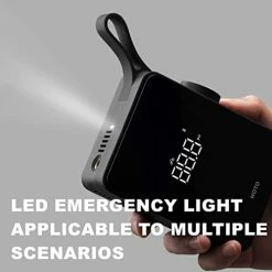 Buy 🤩 Tire Inflator Portable Air Compressor, 150PSI Tire Inflator, Digital Display Tires Inflatable Air Compressor, Type-C Charging, Emergency LED Light For Bicycle, E-Bike, Car, Ball, Motorbike 🔥 -Air Powered Tools Sales 412VUe9rIOL