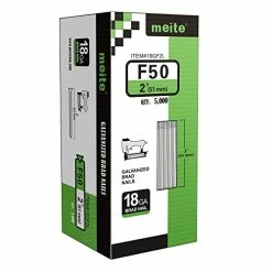 Brand new 🤩 Meite 18 Gauge 2-Inch Leg Length Galvanized Brad Nail (5000pcs/Box) (1-Large Pack) 🎉