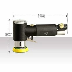 Best Pirce ✔️ Mini Air Sander, ZFE 1/2/3 Inch Random Orbital Air Sander, Mini Pneumatic Sander For Auto Body Work, High Speed Air Powered Sanders & Polisher With 15 Polishing Pads Buffing Pads,18 Sandpapers ⭐ -Air Powered Tools Sales 414gHzadc1L