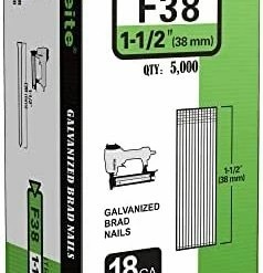 Brand new 💯 Meite 18 Gauge 1-1/2-Inch Leg Length Galvanized Brad Nails (5000pcs/Box) (1-Large Pack) ⌛ -Air Powered Tools Sales 414tmfjQjZL. AC 1