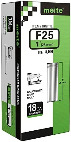 Best deal ✔️ Meite 18 Gauge 1-Inch Leg Length Galvanized Brad Nail (5,000pcs/Box) (1-Large Pack) ✨ 8 Best deal ✔️ Meite 18 Gauge 1-Inch Leg Length Galvanized Brad Nail (5,000pcs/Box) (1-Large Pack) ✨ - Image 8