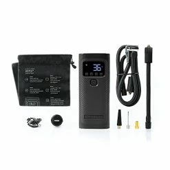 Best deal 🥰 AirPro 150 PSI Portable Air Compressor Pump With Digital Display, 4,000mAh Power Bank, LED Flashlight, Auto Shut-Off & Adapters For Car/Bike Tires, Sports Balls, And Pool Inflatab 😉