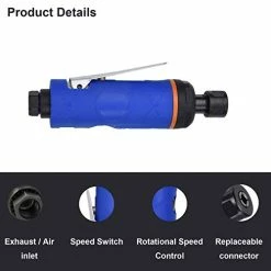 New βοΈ Ir Die Grinder Kits, Autolock Pneumatic Die Grinder Set With 1/4", 1/8" Collets And 10-Pieces Grinder Stone Se π 9 New βοΈ Ir Die Grinder Kits, Autolock Pneumatic Die Grinder Set With 1/4", 1/8" Collets And 10-Pieces Grinder Stone Se π -Air Powered Tools Sales 41GjMjOzCDL