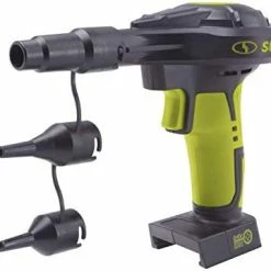 Coupon 😀 24V-AJC-LTE Tire Inflator Air Compressor For Car, Bicycle, Motorcycle Tires, Includes Hard-case And Accessories Kit W/ 2.0Ah Battery + Charger Black 🤩 -Air Powered Tools Sales 41IJKNoDwML. AC