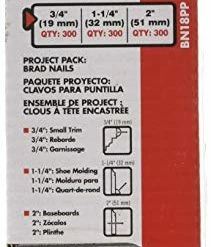 Best deal 🌟 PORTER-CABLE Brad Nails, Project Pack, 18GA, 3/4 Inch - 300, 1-1/4-Inch - 300; 2-Inch - 300, 900-Pack (BN18PP) Original Version 💯