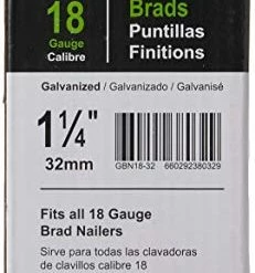 Wholesale 🎉 Grex GBN18-32 (F32) 1-1/4 In. 18 Ga. Brad Nails, Galvanized, 5M 🥰 -Air Powered Tools Sales 41KS7EKItOL