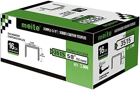 Best Pirce ๐ 16 Gauge Carton Closing Staples 1-3/8-Inch Crown, 5/8-Inch Length, 2000-Piece Per Box (1-Box Pack) ๐ฏ 6 Best Pirce ๐ 16 Gauge Carton Closing Staples 1-3/8-Inch Crown, 5/8-Inch Length, 2000-Piece Per Box (1-Box Pack) ๐ฏ - Image 6
