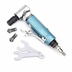 Best Sale ⌛ Gedu Air Die Grinder With 1/4" And 1/8" Collets Air Compressor Tool, Air Straight Grinder And Air Angle Grinder (angle Grinder) 🔔