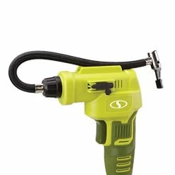 Coupon 😀 24V-AJC-LTE Tire Inflator Air Compressor For Car, Bicycle, Motorcycle Tires, Includes Hard-case And Accessories Kit W/ 2.0Ah Battery + Charger Black 🤩 -Air Powered Tools Sales 41PYGKFXkZL