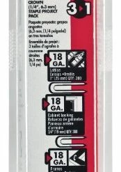 Best Pirce 🤩 NS18Pp 18 Gauge Narrow Crown Staple Project Pack, 900 Count, Various Sizes ✨