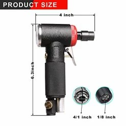 Buy 🧨 Air Die Grinder, With 1/4" And 1/8" Collets, Right Angle Die Grinder, 20,000 Rpm, Adjustable Speed, 2021 New Version Pneumatic Die Grinder, Bla 👍 -Air Powered Tools Sales 41UWESE77SS