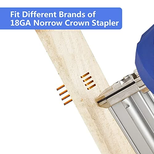 Buy 🎁 18 Gauge 1/4" Narrow Crown Staples ( 1", 3/4", 1/2" ), Galvanized 1200 Counts For Pneumatic Or Electric Stapler,Assorted Project Pack ❤️ 3 Buy 🎁 18 Gauge 1/4" Narrow Crown Staples ( 1", 3/4", 1/2" ), Galvanized 1200 Counts For Pneumatic Or Electric Stapler,Assorted Project Pack ❤️ - Image 3