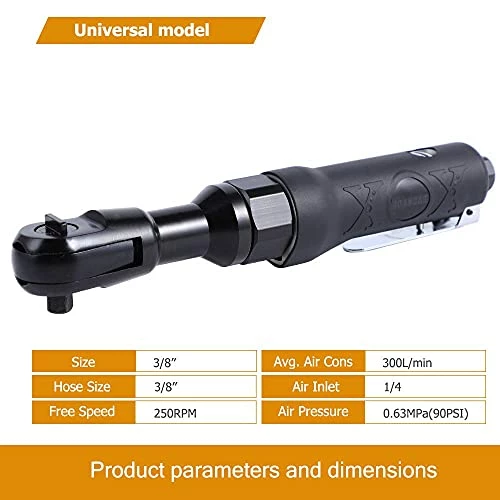 Promo π 3/8 Air Ratchet, 3/8-Inch Pneumatic Torque π§ Wrench, 3/8β Drive π₯° 3 Promo π 3/8 Air Ratchet, 3/8-Inch Pneumatic Torque π§ Wrench, 3/8β Drive π₯° - Image 3
