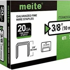 Best Sale ⭐ 20 Gauge 50 Series 1/2-Inch Crown By Leg Length 3/8-Inch Galvanized Fine Wire Staples(5000pcs/Box) (1-Box Pack) ⌛ 20 Best Sale ⭐ 20 Gauge 50 Series 1/2-Inch Crown By Leg Length 3/8-Inch Galvanized Fine Wire Staples(5000pcs/Box) (1-Box Pack) ⌛ -Air Powered Tools Sales 41WpcJ2cO9L. AC 2