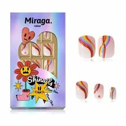 Flash Sale 🧨 3 Pack 🔔 Christmas Press On Nails - 🔔 Christmas Fake Nails Long With 72pcs 🔔 Christmas Elk, 🔔 Christmas Snowflake, 🔔 Christmas Stripes For 👩 Women And 👧 Girls Nail Art Apricot Green Lines ✔️ -Air Powered Tools Sales 41WzupM5rbL