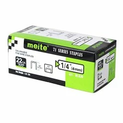 Deals 👏 Meite 22G71S14 22 Gauge 71 Series 3/8-Inch Crown Or C-Crown 1/4-Inch Leg Length Galvanized Fine Wire Staples(10020pcs/Box) 😍 16 Deals 👏 Meite 22G71S14 22 Gauge 71 Series 3/8-Inch Crown Or C-Crown 1/4-Inch Leg Length Galvanized Fine Wire Staples(10020pcs/Box) 😍 -Air Powered Tools Sales 41ai0TQ8jaL 1