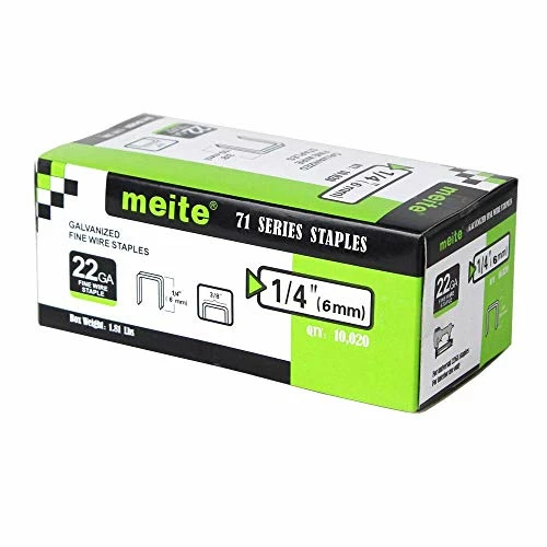Deals 👏 Meite 22G71S14 22 Gauge 71 Series 3/8-Inch Crown Or C-Crown 1/4-Inch Leg Length Galvanized Fine Wire Staples(10020pcs/Box) 😍 8 Deals 👏 Meite 22G71S14 22 Gauge 71 Series 3/8-Inch Crown Or C-Crown 1/4-Inch Leg Length Galvanized Fine Wire Staples(10020pcs/Box) 😍 - Image 8