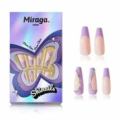 Flash Sale 🧨 3 Pack 🔔 Christmas Press On Nails - 🔔 Christmas Fake Nails Long With 72pcs 🔔 Christmas Elk, 🔔 Christmas Snowflake, 🔔 Christmas Stripes For 👩 Women And 👧 Girls Nail Art Apricot Green Lines ✔️ -Air Powered Tools Sales 41aiw8H5vL