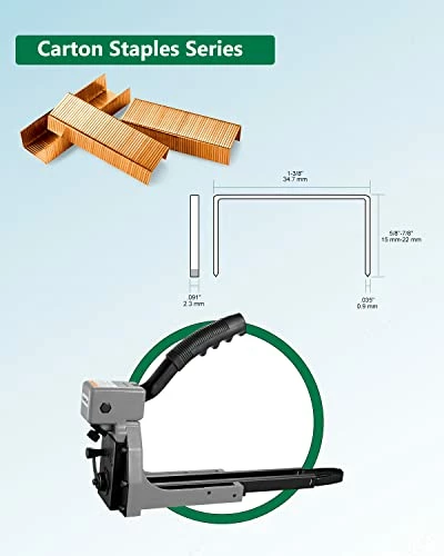 Best Pirce ๐ 16 Gauge Carton Closing Staples 1-3/8-Inch Crown, 5/8-Inch Length, 2000-Piece Per Box (1-Box Pack) ๐ฏ 2 Best Pirce ๐ 16 Gauge Carton Closing Staples 1-3/8-Inch Crown, 5/8-Inch Length, 2000-Piece Per Box (1-Box Pack) ๐ฏ - Image 2