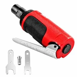 Flash Sale ✔️ 1/4-inch Compact Straight Air Die Grinder, 25000 RPM Free Speed W/ 1/4" ，1/8" Collets And 2 🔧 Wrenches (Red+Black) 🔥 -Air Powered Tools Sales 41dXG4CugFL