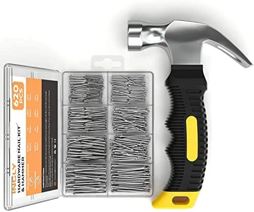 Coupon 🤩 INCLY 620 PCS Small Nails For Hanging Pictures Assortment Kit With 8oz Pink Small 🔨 Hammer, Mini 🔨 Hammer Set With Hardware Nails Assorted Set 310 Wall Nails & 310 Finish Nails For Installing With Case 🔔 6 Coupon 🤩 INCLY 620 PCS Small Nails For Hanging Pictures Assortment Kit With 8oz Pink Small 🔨 Hammer, Mini 🔨 Hammer Set With Hardware Nails Assorted Set 310 Wall Nails & 310 Finish Nails For Installing With Case 🔔 - Image 6
