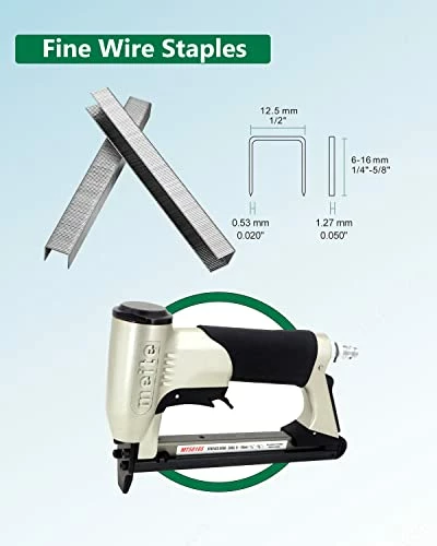 Best Sale ⭐ 20 Gauge 50 Series 1/2-Inch Crown By Leg Length 3/8-Inch Galvanized Fine Wire Staples(5000pcs/Box) (1-Box Pack) ⌛ 3 Best Sale ⭐ 20 Gauge 50 Series 1/2-Inch Crown By Leg Length 3/8-Inch Galvanized Fine Wire Staples(5000pcs/Box) (1-Box Pack) ⌛ - Image 3