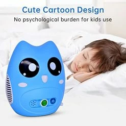 Buy ⭐ Portable Compressor Machine For Kids, Personal Compressor Machine For Adults Daily Home Use, Cute Cartoon Design Compressor Machine With Full Kits Accessories (Blue) 🌟 -Air Powered Tools Sales 41flLtu804L