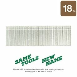 Deals 🥰 Metabo HPT 2 Inch 18 Gauge Brad Finish Nail | 1,000 Count | 24108THPT 👏 -Air Powered Tools Sales 41kcOYdJqTL