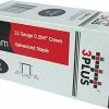 Budget ✔️ 3PLUS 71/10 22 Gauge 3/8-Inch (9mm) Crown 3/8-Inch Leg Length Galvanized Fine Wire Staples, 10,000 Per Box, 71 Series Staples 👏