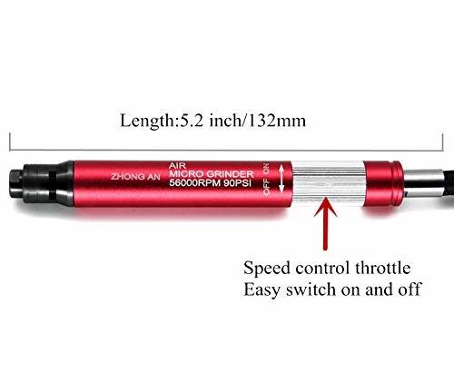 Coupon π Air Pencil Grinder 1/8 Inch With Filter 56,000 RPM Micro Air-powered Grinder From ZHONG AN π 2 Coupon π Air Pencil Grinder 1/8 Inch With Filter 56,000 RPM Micro Air-powered Grinder From ZHONG AN π - Image 2
