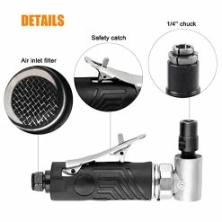 Budget π Angle Die Grinder Air Tool, 1/4-inch Air Die Grinder Sanding Kit, 90 Degree Right Angle Die Grinder, Pneumatic Tool 20000RPM With Safety Switch 90 Deg Die Grinder 𧨠10 Budget π Angle Die Grinder Air Tool, 1/4-inch Air Die Grinder Sanding Kit, 90 Degree Right Angle Die Grinder, Pneumatic Tool 20000RPM With Safety Switch 90 Deg Die Grinder 𧨠-Air Powered Tools Sales 41nYR9h5ZaL