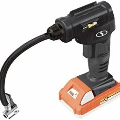 Coupon 😀 24V-AJC-LTE Tire Inflator Air Compressor For Car, Bicycle, Motorcycle Tires, Includes Hard-case And Accessories Kit W/ 2.0Ah Battery + Charger Black 🤩 -Air Powered Tools Sales 41ou964ymL. AC