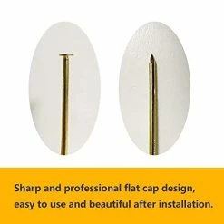 Cheap 🔔 Tuplip Fe- Small Nails Assorted Kit (1in | 1-3/16in | 1-1/2in), Flat Head Nails Hardware 400pcs, Brass Plated Gold Nails For Hanging Pictures/Wood/Frame/Decor/Photo/Plaster & Drywall 🛒 -Air Powered Tools Sales 41vyoqGrbKL