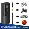 Brand new 🛒 The Original Portable Air Pump, 120 PSI Air Compressor Tire Inflator - Fits Car, Truck & Motorcycle Tires - Digital Pressure Gauge, Cordless Compact Bike Pump 💯