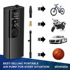 Brand new 🛒 The Original Portable Air Pump, 120 PSI Air Compressor Tire Inflator - Fits Car, Truck & Motorcycle Tires - Digital Pressure Gauge, Cordless Compact Bike Pump 💯