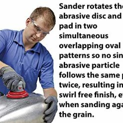 Discount ❤️ 3M Elite Non-Vacuum Random Orbital Sander, 28497, 5 In, 3/16 In Orbit, 1 Per Case 😀 -Air Powered Tools Sales 510ya8I2vgL