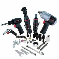 Hot Sale ๐งจ By Milton 50-PC Light-weight Composite Automotive Air Tools With High Torque Impact ๐ง Wrench, Ratchet, Die Grinder, Air ๐จ Hammer & Blow Gun โญ