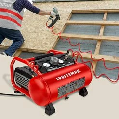 Top 10 🔥 Air Compressor, 3 Gallon 1.5 HP Max 155 Psi Pressure Oil-Free Portable, Red- CMXECXA0200341 🥰 -Air Powered Tools Sales 512Nwz5DW7L