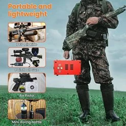 Cheapest 👍 PUMP CS1-I PCP Air Compressor With Built-in Power Adapter,Auto-shutoff,Oil &Water-Free, 4500Psi/30Mpa, Power By 110V /220V AC Or 12V DC, Air Gun And Paintball/Scuba Tank Compressor P 🔥 -Air Powered Tools Sales 515WD7u9GnL