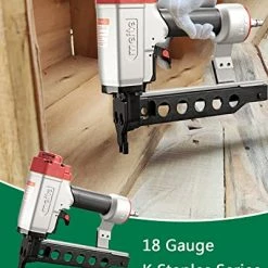 Budget ⌛ 18 Gauge K Series Or 90 Series 1/4-Inch Crown By Leg Length 1/2-Inch To 1-1/2-Inch Galvanized Fine Wire Staples Upholstery Staples (4000pcs/Box) (1-1/2-Inch(Box)) 💯 -Air Powered Tools Sales 516vyoHCzBL