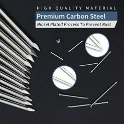 Cheapest π 500pcs Hardware Nails, 1 Inch Nickel Plated Hanging Nails, Wall Nails For Picture Hanging, Wood Nails, Wire Nails, Small Nails (1 In) βοΈ 15 Cheapest π 500pcs Hardware Nails, 1 Inch Nickel Plated Hanging Nails, Wall Nails For Picture Hanging, Wood Nails, Wire Nails, Small Nails (1 In) βοΈ -Air Powered Tools Sales 519SPZf09vL