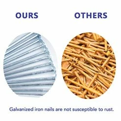 Cheap ✨ Coceca 200 Pack Hardware Nails For Hanging Pictures, 4 Size Zinc Tiny Nail Assorted Kit, Picture Nail, Small Nails, Finishing Nail, Wall Nails And Galvanized Nails For Wood 🔔 -Air Powered Tools Sales 51CX1gCK1UL