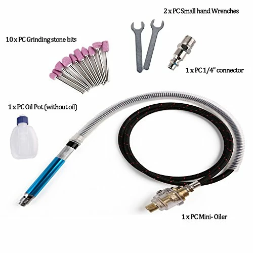 Buy βοΈ Valianto 1/8" (3mm) Air Micro Grinder, Pneumatic Pencil Die Grinder, 58000 RPM Free Speed π― 3 Buy βοΈ Valianto 1/8" (3mm) Air Micro Grinder, Pneumatic Pencil Die Grinder, 58000 RPM Free Speed π― - Image 3